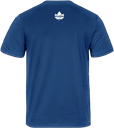 Producteurs et productrices acéricoles du Québec - S05500 T-shirt en coton biologique unisexe (BLEU) - SE. S16333 (AVG) + SE. S16334 (NUQUE)