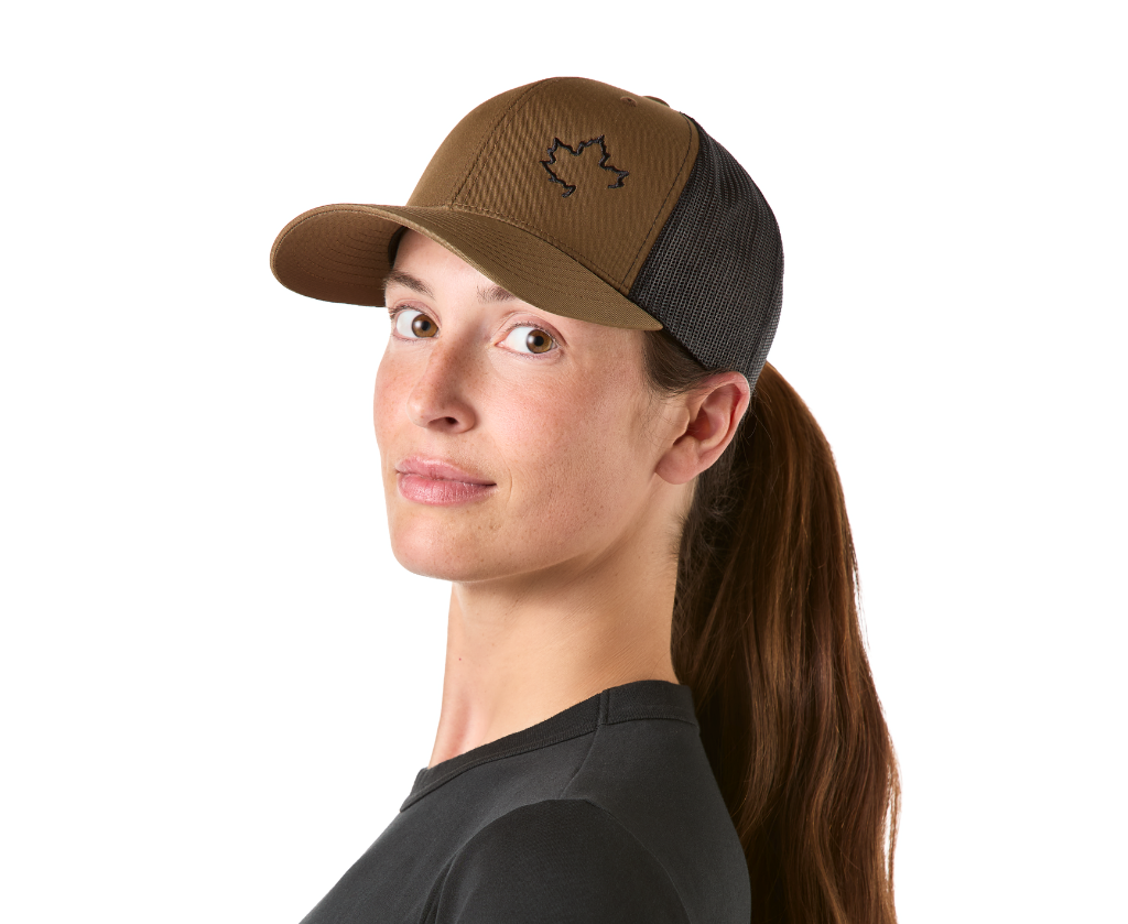 Producteurs et productrices acéricoles du Québec - 6606 Casquette Camionneur Rétro (Coyote/Noir) - BR. 14484 (AVG)