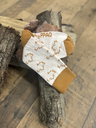 Producteurs et productrices acéricole du québec - Bas classiques tissés - Feuilles d'érables (blanc / beige)